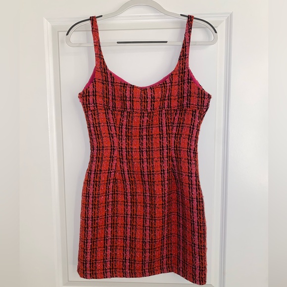 NWT Endless Rose Boucle Tweed Bustier Mini Dress - Picture 3 of 6